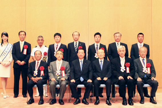 海技研初の内閣総理大臣賞を受賞した太田進国際連携センター長