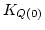 $ K_{Q(0)}$
